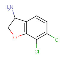 1153451-91-2 6,7-dichloro-2,3-dihydro-1-benzofuran-3-amine chemical structure