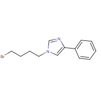 235096-56-7 1-(4-bromobutyl)-4-phenylimidazole chemical structure