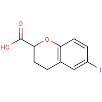 227960-58-9 6-iodo-3,4-dihydro-2H-chromene-2-carboxylic acid chemical structure
