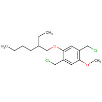 146370-52-7 1,4-bis(chloromethyl)-2-(2-ethylhexoxy)-5-methoxybenzene chemical structure