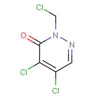 51356-03-7 4,5-dichloro-2-(chloromethyl)pyridazin-3-one chemical structure