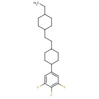 137529-57-8 5-[4-[2-(4-ethylcyclohexyl)ethyl]cyclohexyl]-1,2,3-trifluorobenzene chemical structure