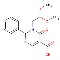 293329-57-4 1-(2,2-dimethoxyethyl)-6-oxo-2-phenylpyrimidine-5-carboxylic acid chemical structure