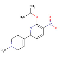 1462950-97-5 6-(1-methyl-3,6-dihydro-2H-pyridin-4-yl)-3-nitro-2-propan-2-yloxypyridine chemical structure