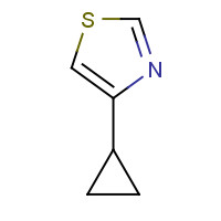 433217-34-6 4-cyclopropyl-1,3-thiazole chemical structure