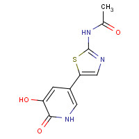 1333146-17-0 N-[5-(5-hydroxy-6-oxo-1H-pyridin-3-yl)-1,3-thiazol-2-yl]acetamide chemical structure