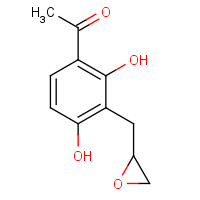 105917-30-4 1-[2,4-dihydroxy-3-(oxiran-2-ylmethyl)phenyl]ethanone chemical structure