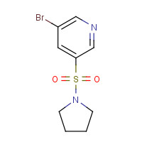 1086064-89-2 3-bromo-5-pyrrolidin-1-ylsulfonylpyridine chemical structure