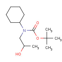 1431326-46-3 tert-butyl N-cyclohexyl-N-(2-hydroxypropyl)carbamate chemical structure