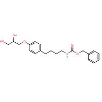 587880-27-1 benzyl N-[4-[4-(2,3-dihydroxypropoxy)phenyl]butyl]carbamate chemical structure