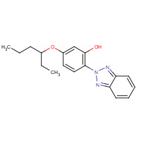 142246-42-2 2-(benzotriazol-2-yl)-5-hexan-3-yloxyphenol chemical structure