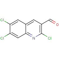 281208-97-7 2,6,7-trichloroquinoline-3-carbaldehyde chemical structure