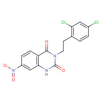 817555-07-0 3-[2-(2,4-dichlorophenyl)ethyl]-7-nitro-1H-quinazoline-2,4-dione chemical structure
