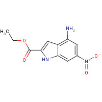 1003708-94-8 ethyl 4-amino-6-nitro-1H-indole-2-carboxylate chemical structure