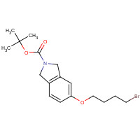 1007455-16-4 tert-butyl 5-(4-bromobutoxy)-1,3-dihydroisoindole-2-carboxylate chemical structure