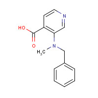 1461602-09-4 3-[benzyl(methyl)amino]pyridine-4-carboxylic acid chemical structure