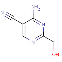 412277-96-4 4-amino-2-(hydroxymethyl)pyrimidine-5-carbonitrile chemical structure