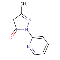 29211-49-2 5-methyl-2-pyridin-2-yl-4H-pyrazol-3-one chemical structure