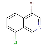 1215767-86-4 4-bromo-8-chloroisoquinoline chemical structure