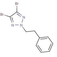 1248676-24-5 4,5-dibromo-2-(2-phenylethyl)triazole chemical structure