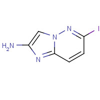 1005785-71-6 6-iodoimidazo[1,2-b]pyridazin-2-amine chemical structure