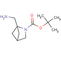 1250997-62-6 tert-butyl 4-(aminomethyl)-3-azabicyclo[2.1.1]hexane-3-carboxylate chemical structure
