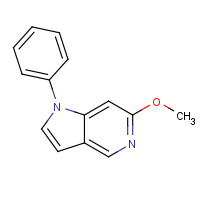 1175015-26-5 6-methoxy-1-phenylpyrrolo[3,2-c]pyridine chemical structure