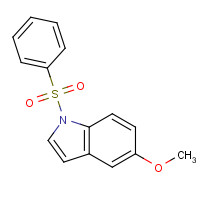 56995-12-1 1-(benzenesulfonyl)-5-methoxyindole chemical structure