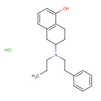 71787-90-1 6-[2-phenylethyl(propyl)amino]-5,6,7,8-tetrahydronaphthalen-1-ol;hydrochloride chemical structure