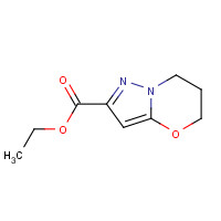 153597-59-2 ethyl 6,7-dihydro-5H-pyrazolo[5,1-b][1,3]oxazine-2-carboxylate chemical structure