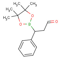 264144-78-7 3-phenyl-3-(4,4,5,5-tetramethyl-1,3,2-dioxaborolan-2-yl)propanal chemical structure