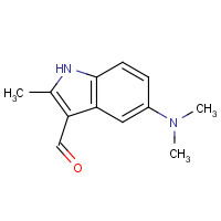 23694-53-3 5-(dimethylamino)-2-methyl-1H-indole-3-carbaldehyde chemical structure