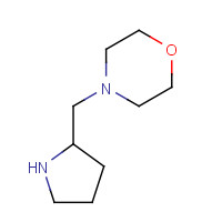 215503-90-5 4-(pyrrolidin-2-ylmethyl)morpholine chemical structure