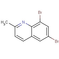 90767-27-4 6,8-dibromo-2-methylquinoline chemical structure