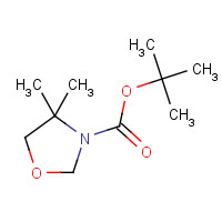 216759-96-5 tert-butyl 4,4-dimethyl-1,3-oxazolidine-3-carboxylate chemical structure