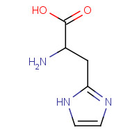 34175-33-2 2-amino-3-(1H-imidazol-2-yl)propanoic acid chemical structure