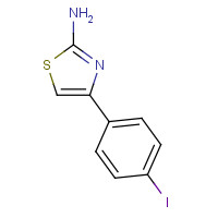 31699-14-6 4-(4-iodophenyl)-1,3-thiazol-2-amine chemical structure
