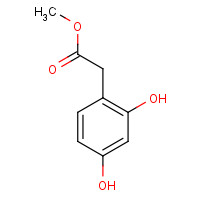67828-42-6 methyl 2-(2,4-dihydroxyphenyl)acetate chemical structure