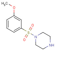 958225-99-5 1-(3-methoxyphenyl)sulfonylpiperazine chemical structure