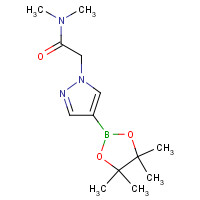 930596-20-6 N,N-dimethyl-2-[4-(4,4,5,5-tetramethyl-1,3,2-dioxaborolan-2-yl)pyrazol-1-yl]acetamide chemical structure