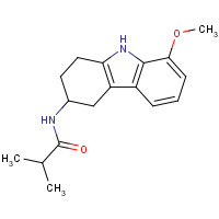 918792-66-2 N-(8-methoxy-2,3,4,9-tetrahydro-1H-carbazol-3-yl)-2-methylpropanamide chemical structure
