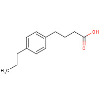 25711-53-9 4-(4-propylphenyl)butanoic acid chemical structure