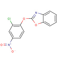 865349-56-0 2-(2-chloro-4-nitrophenoxy)-1,3-benzoxazole chemical structure