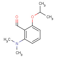 1197157-06-4 2-(dimethylamino)-6-propan-2-yloxybenzaldehyde chemical structure
