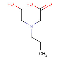 155595-77-0 2-[2-hydroxyethyl(propyl)amino]acetic acid chemical structure