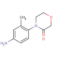 482308-10-1 4-(4-amino-2-methylphenyl)morpholin-3-one chemical structure