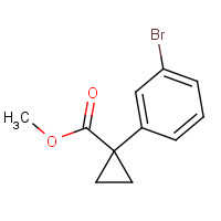 749928-59-4 methyl 1-(3-bromophenyl)cyclopropane-1-carboxylate chemical structure