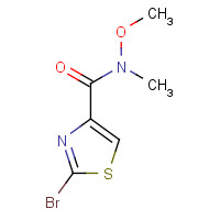 888314-10-1 2-bromo-N-methoxy-N-methyl-1,3-thiazole-4-carboxamide chemical structure