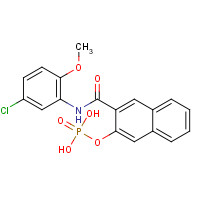 18228-16-5 [3-[(5-chloro-2-methoxyphenyl)carbamoyl]naphthalen-2-yl] dihydrogen phosphate chemical structure