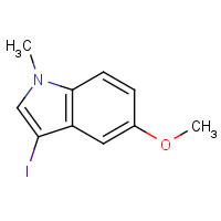 1005349-15-4 3-iodo-5-methoxy-1-methylindole chemical structure